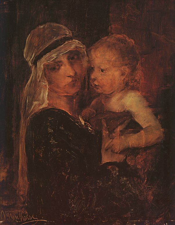 Mihaly Munkacsy Mother and Child